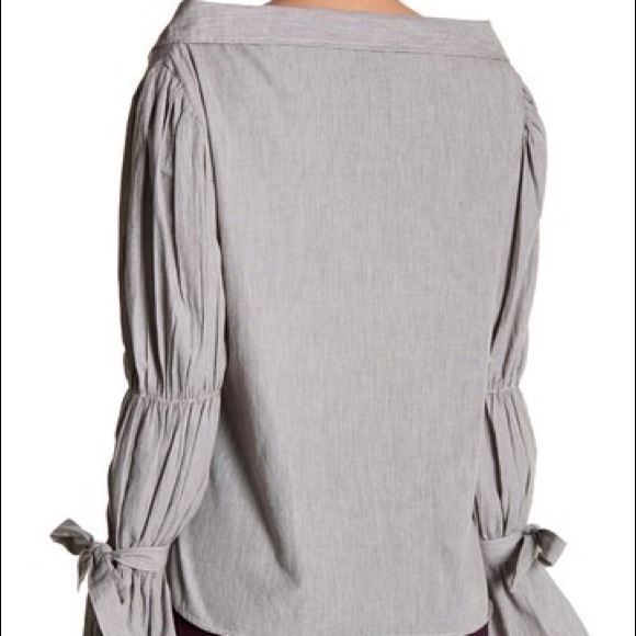 Walter Baker NWT | Felando Pinstripe Button Down top - Picture 8 of 8